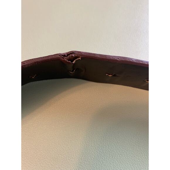 Jack Mason University of Tennessee Orange/Brown Leather Men's Size 44 Belt - Picture 9 of 10